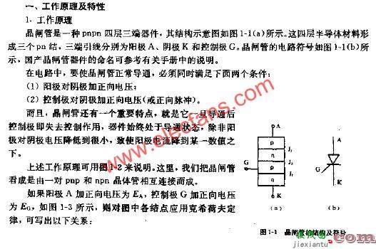 晶闸管工作原理及特点电路图  第1张