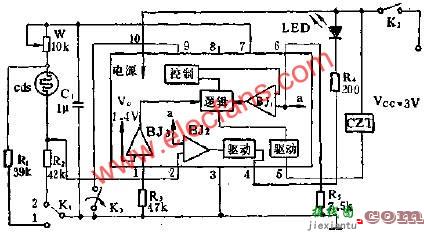 SF1212自动曝光集成电路的应用电路图  第2张