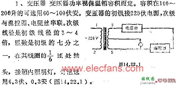 自制恒温电孵化器电路图  第1张