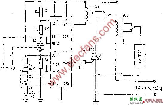用双时基电路控制温度和液位电路图  第1张
