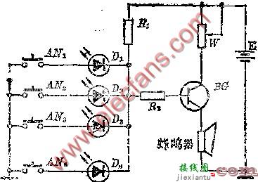 多端信号铃电路图  第1张