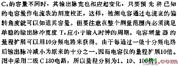 J210组成简单电容测量器电路图  第2张