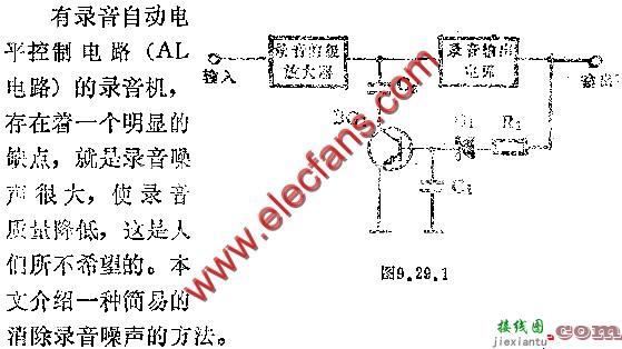 简易录音消噪电路图  第1张