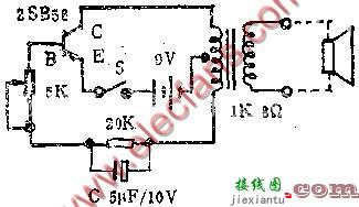 简易电子诱鱼器电路图  第2张