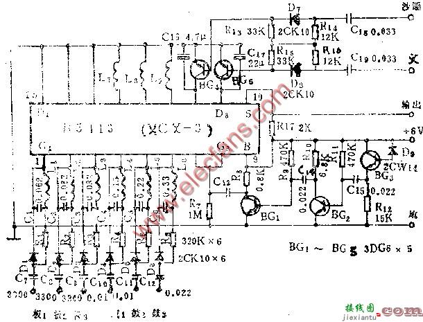 用PMOS块制作的电子打击乐器电路图  第3张