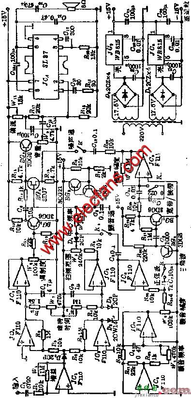 敲击音乐电子合成器电路图  第3张