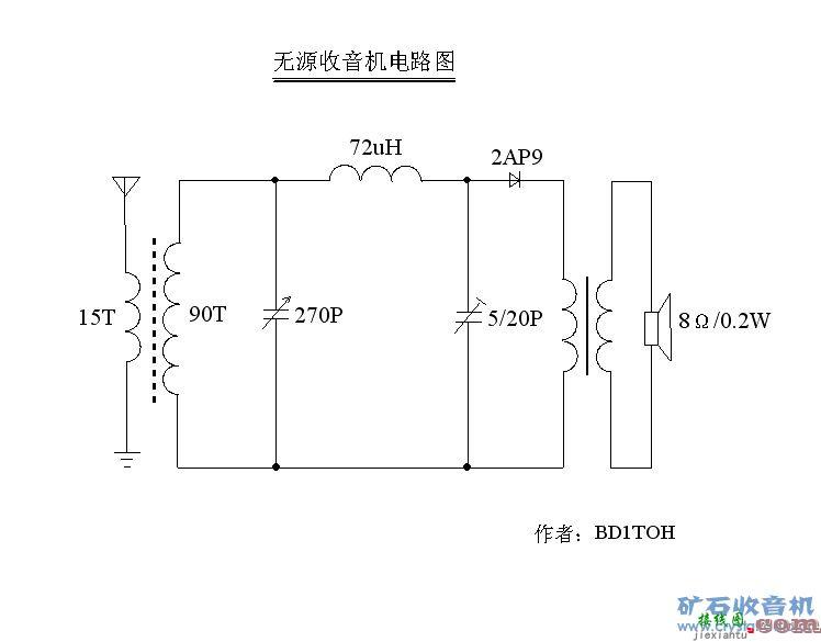 无源收音机电路  第1张