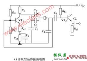 并联式晶体振荡器电路图  第1张