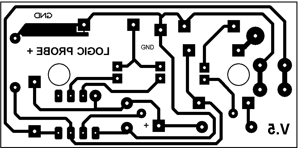 正的逻辑探针电路,Logic Probe Plus  第2张