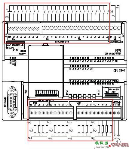 干货分享！S7-200 SMART PLC接线图  第3张