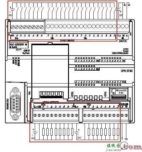 干货分享！S7-200 SMART PLC接线图  第4张