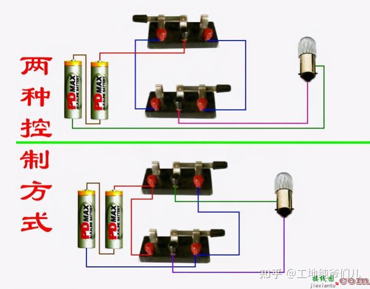 初学电路入门难？121张电工实物接线图（彩色版），小白必备  第2张