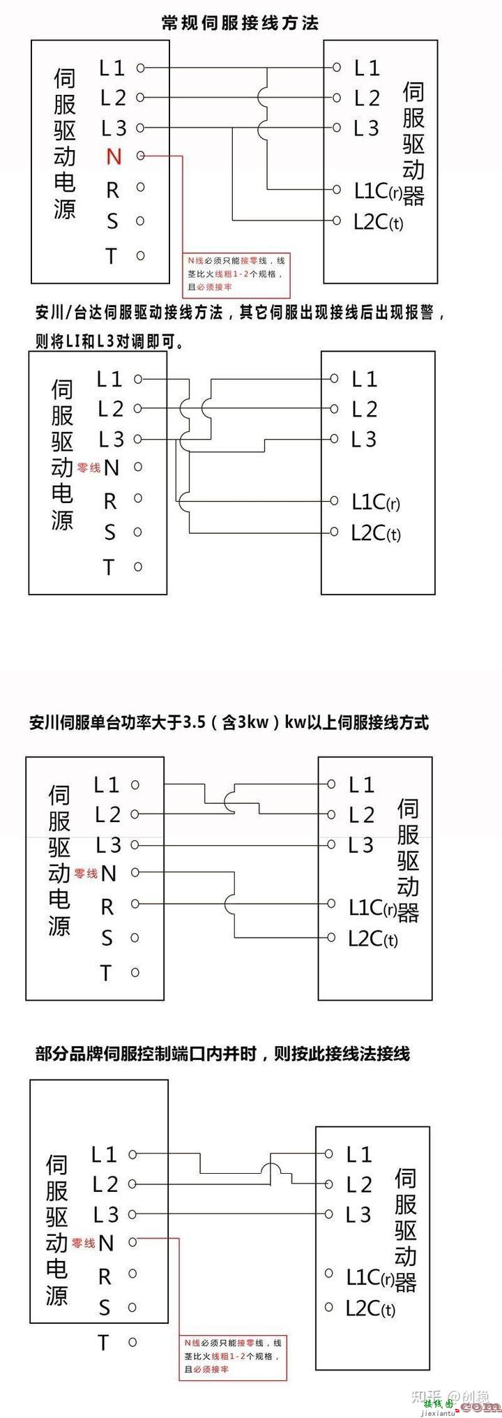 电子伺服变压器接线图  第1张