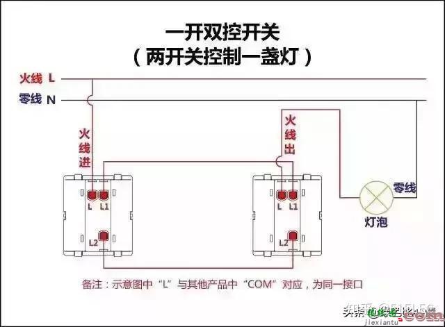 17种开关接线图，简单易懂  第6张