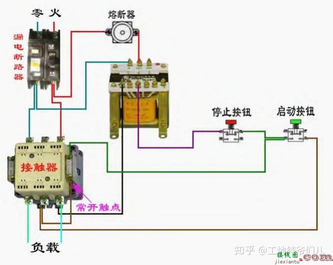 最新版！电工实物接线图手册，海量彩色电路，电气人必备精品  第7张