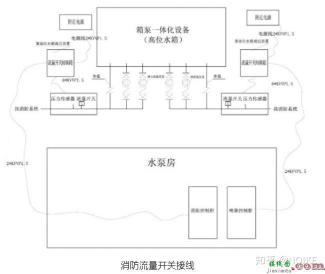 流量开关接线图  第1张