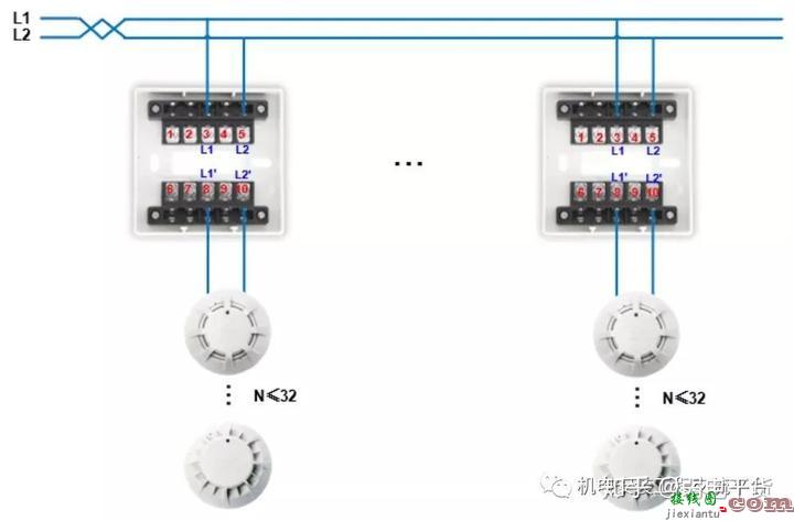 消防火灾自动报警系统「常用」产品接线图  第22张