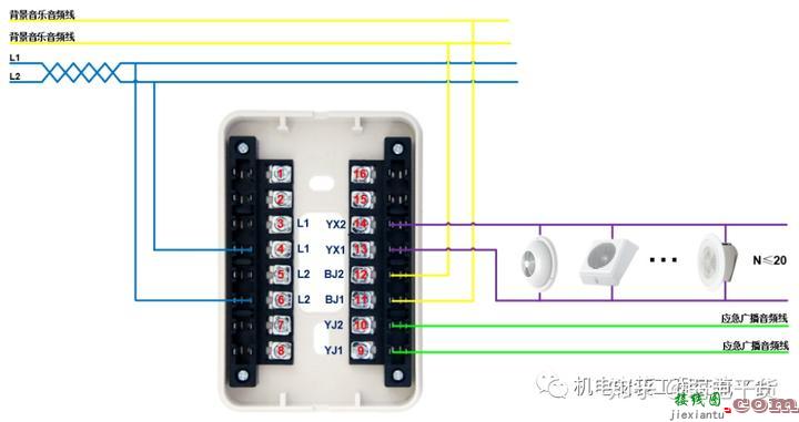 消防火灾自动报警系统「常用」产品接线图  第33张