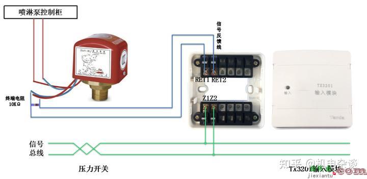 二线制火灾自动报警及联动控制系统接线图（例泰和安）  第8张