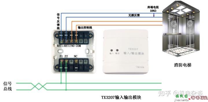 二线制火灾自动报警及联动控制系统接线图（例泰和安）  第11张