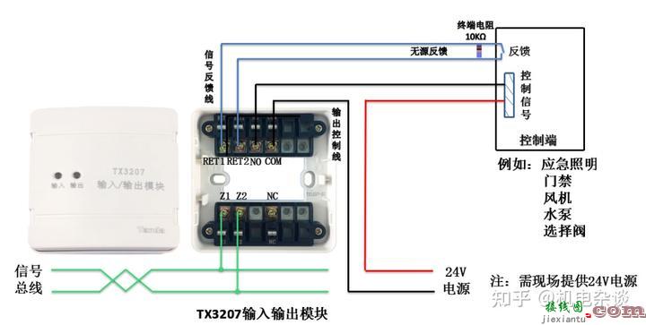 二线制火灾自动报警及联动控制系统接线图（例泰和安）  第14张