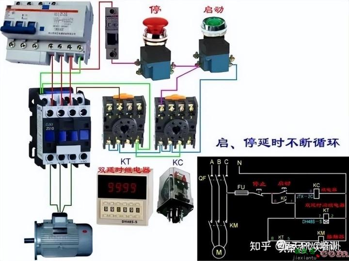 看爽了！50张电工接线图，够你琢磨一天了  第1张