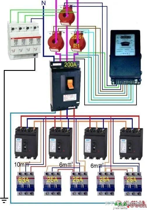看爽了！50张电工接线图，够你琢磨一天了  第43张