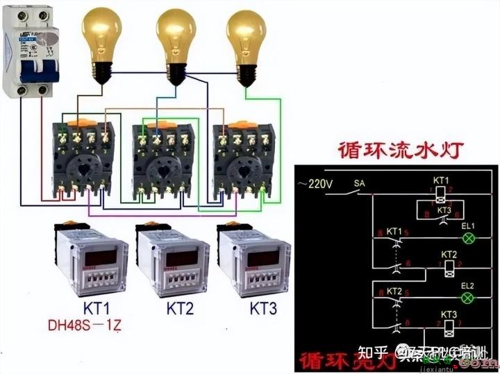 看爽了！50张电工接线图，够你琢磨一天了  第48张