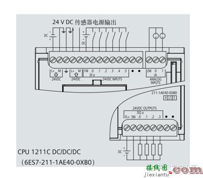 西门子PLC编程入门：S7-1200系列PLC硬件接线图  第4张