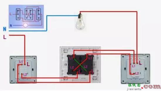 最全开关接线图：单控、双控、三控、四控......  第7张