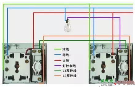 最全开关接线图：单控、双控、三控、四控......  第4张