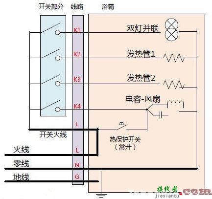 浴霸接线图最全详解，风暖和灯暖浴霸哪个好  第6张