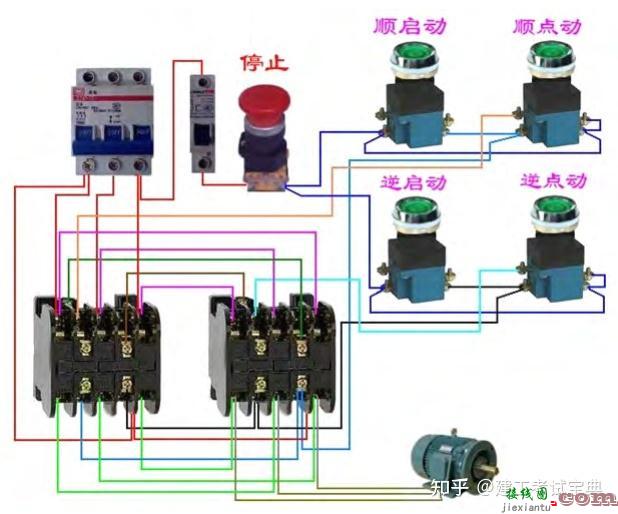 电工接线很难吗？电工常用多彩实物电路图集，附100多张接线图  第9张
