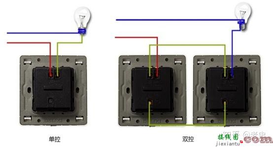 单控双控开关接线图  第2张