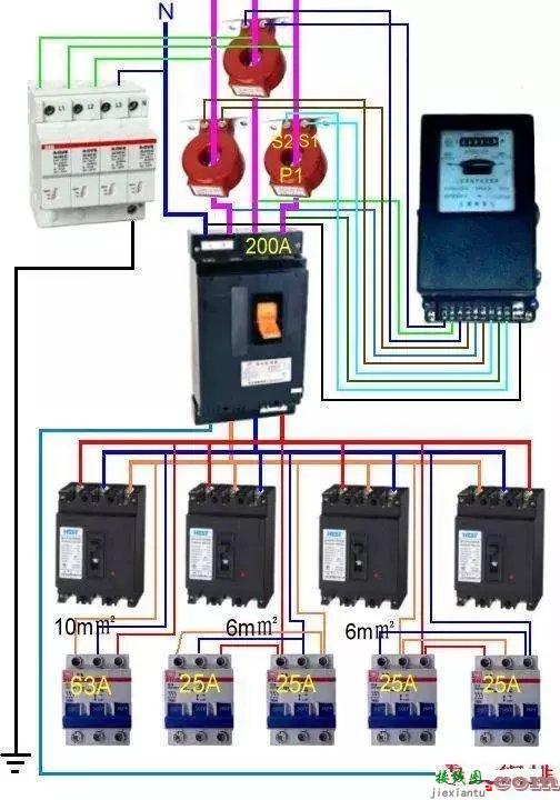 100多张原理图，断路器、电热偶、电机、传感器接线图大全！  第45张