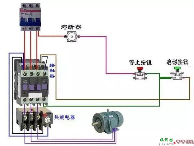 100多张原理图，断路器、电热偶、电机、传感器接线图大全！  第63张