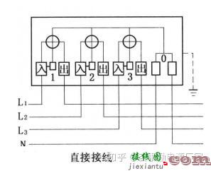 三相4线电表的详细接线图以及接线方法  第1张