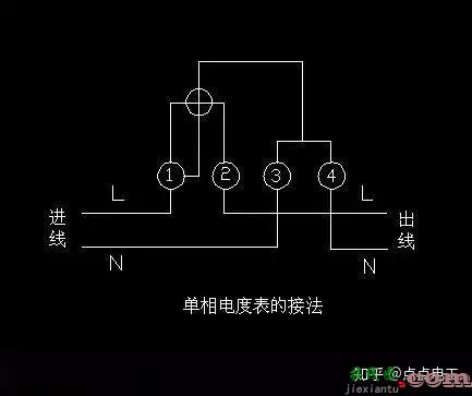 电工常见接线图 ，收藏不求人【电表接线】  第4张