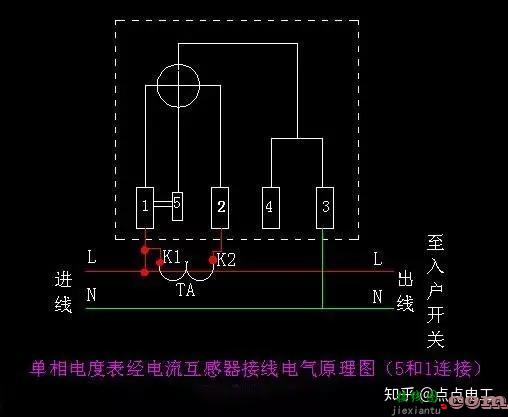 电工常见接线图 ，收藏不求人【电表接线】  第5张