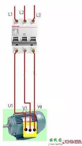 电工新手-接触器控制电机正反转接线方法图解  第1张