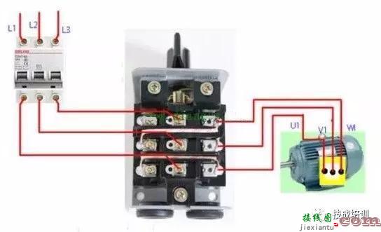 电工新手-接触器控制电机正反转接线方法图解  第3张