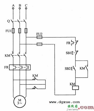 电动机的制动控制电路接线图  第1张