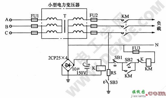 电压型低压触电保护器应用电路图解  第1张