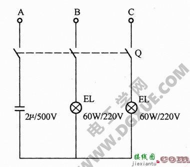 交流电源相序指示器电路  第1张