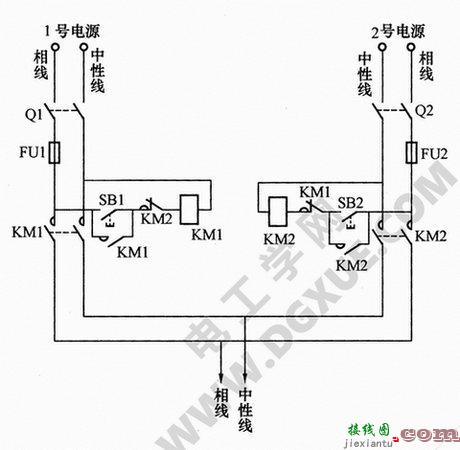 相照明双路互备供电电路  第1张