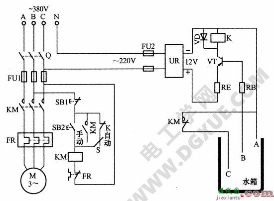 简易水位自动控制电路  第1张