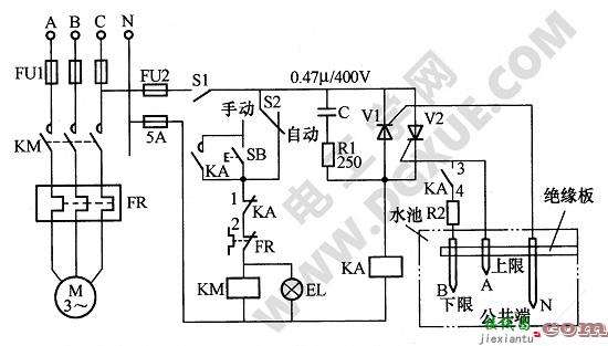 晶阐管水位自动控制电路工作原理  第1张