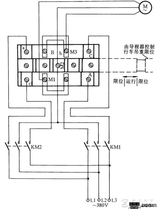 一种限位器的接线方法  第1张