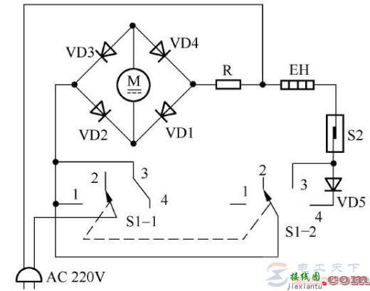 一例经典的电吹风电路图详解  第1张