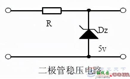 共射极放大电路与二极管稳压电路图  第2张